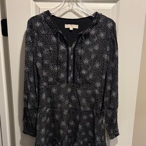 Black and White Loft Women's Dress